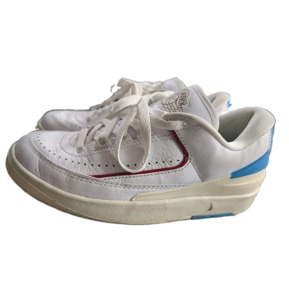 Air Jordan 2 Retro Low Look Up in the Air Women's 5.5 DX4401-146 White Blue Red